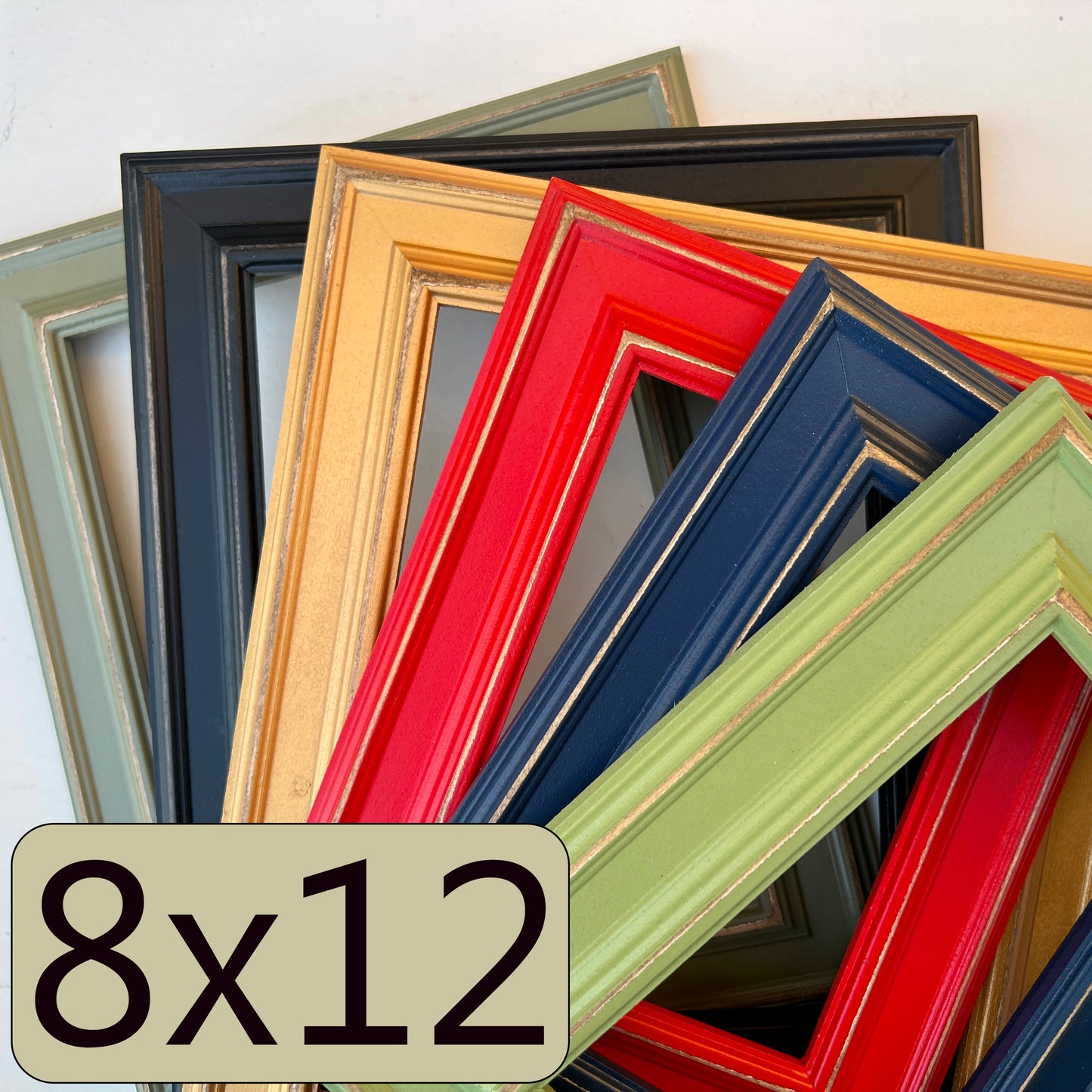 8x12" frame in Diplomat style - Choose your color - FREE SHIPPING