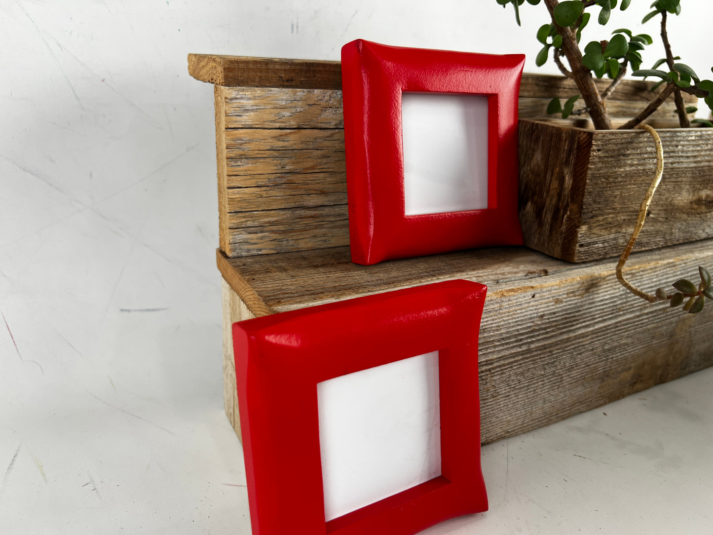 4x10" frame in 1x1 Flared Corners style - Choose your color - FREE SHIPPING