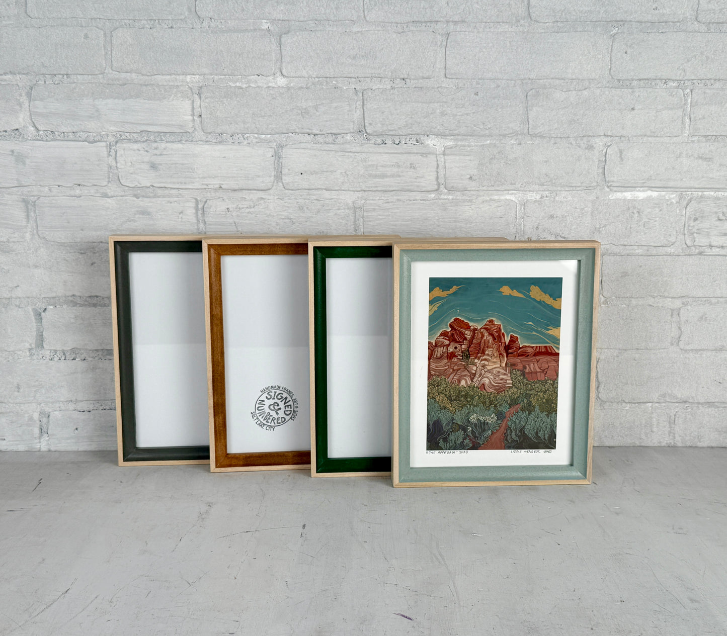 Foxy Minus Poplar Style Picture Frame - Choose your size & color - Ships Right Away