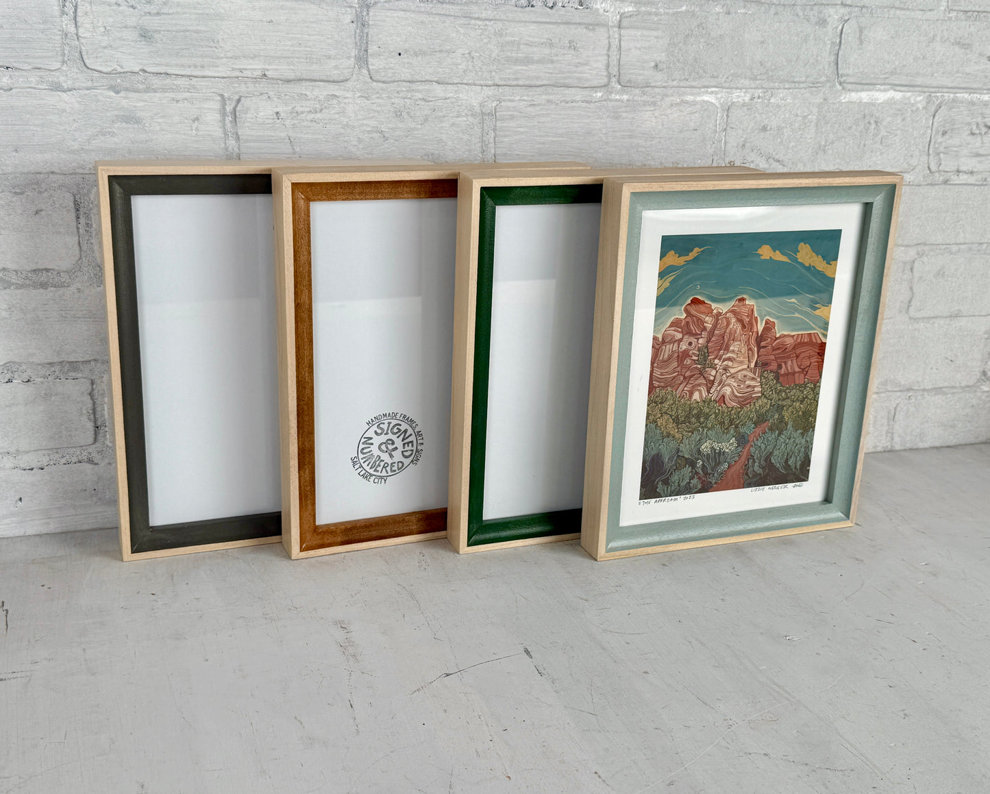 Foxy Minus Poplar Style Picture Frame - Choose your size & color - Ships Right Away