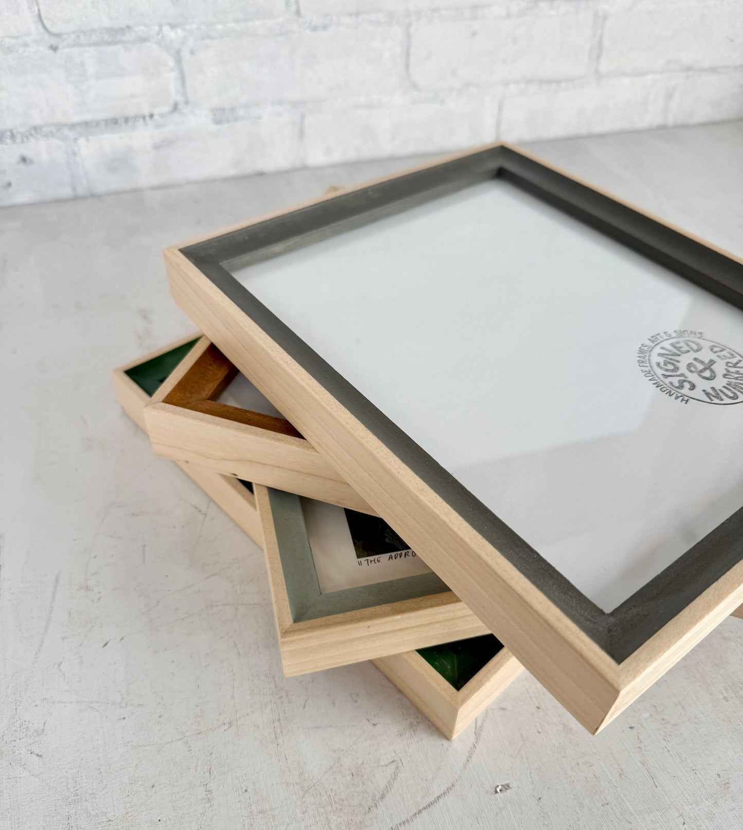 Foxy Minus Poplar Style Picture Frame - Choose your size & color - Ships Right Away