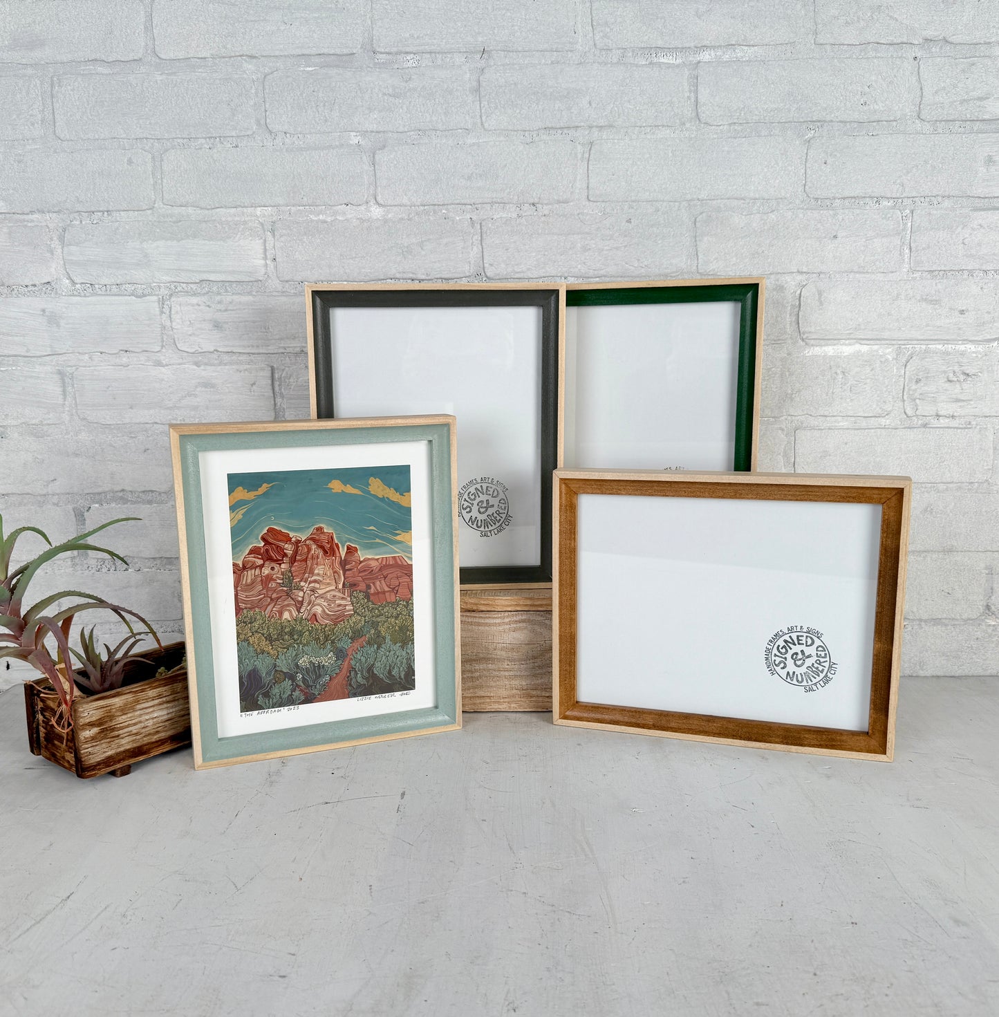 Foxy Minus Poplar Style Picture Frame - Choose your size & color - Ships Right Away