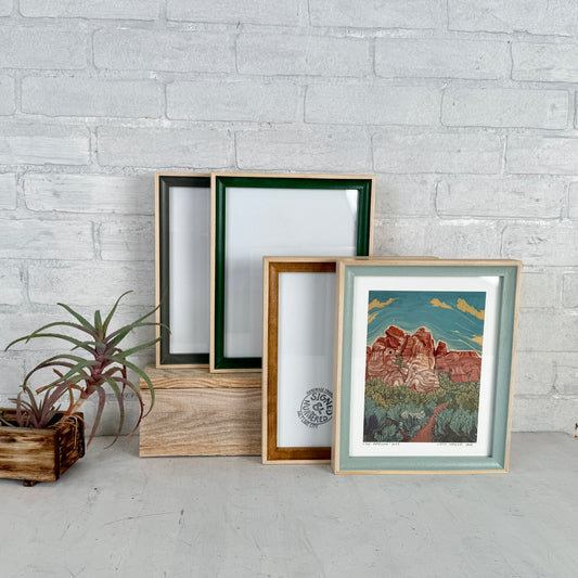 Foxy Minus Poplar Style Picture Frame - Choose your size & color - Ships Right Away
