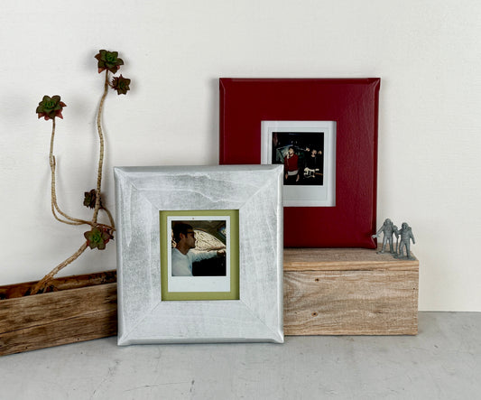 Picture Frame for Instant Camera Print in 2.5 Flared Style - Choose Your Frame and Mat Color