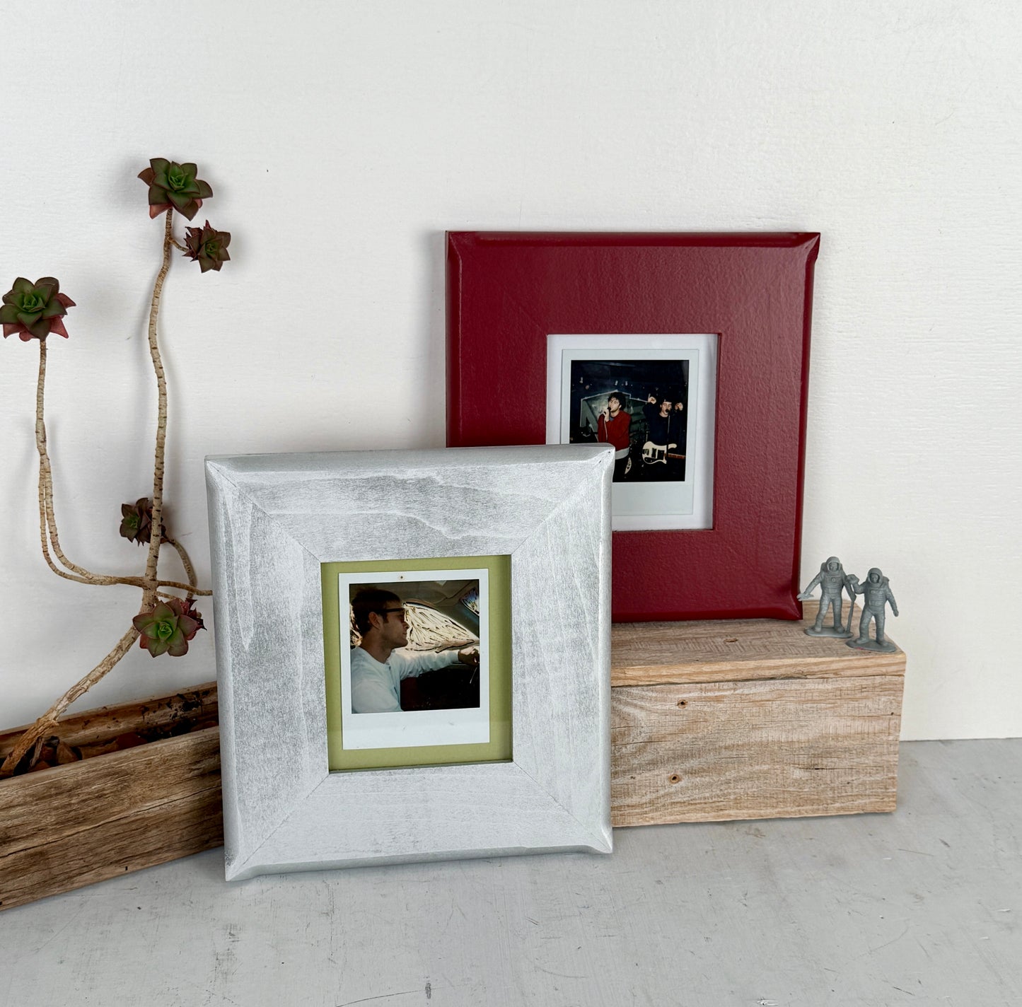 Picture Frame for Instant Camera Print in 2.5 Flared Style - Choose Your Frame and Mat Color