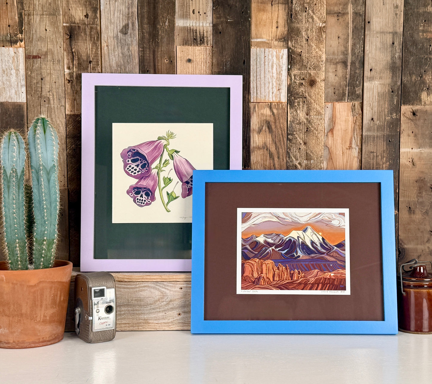 11x14 Inch Frame With Mat in 1x1 Flat Style - Choose Your Photo Size & Color