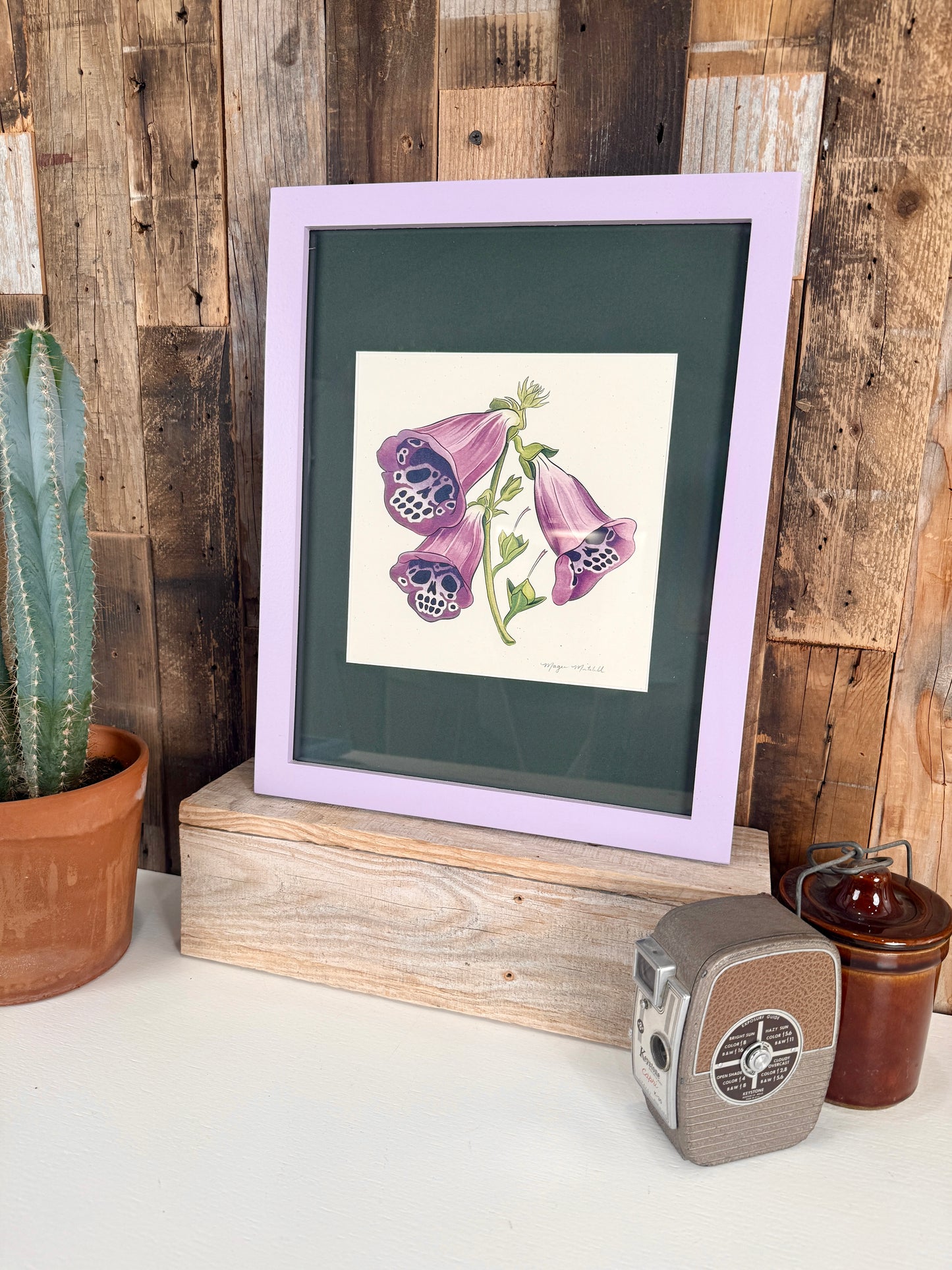 11x14 Inch Frame With Mat in 1x1 Flat Style - Choose Your Photo Size & Color