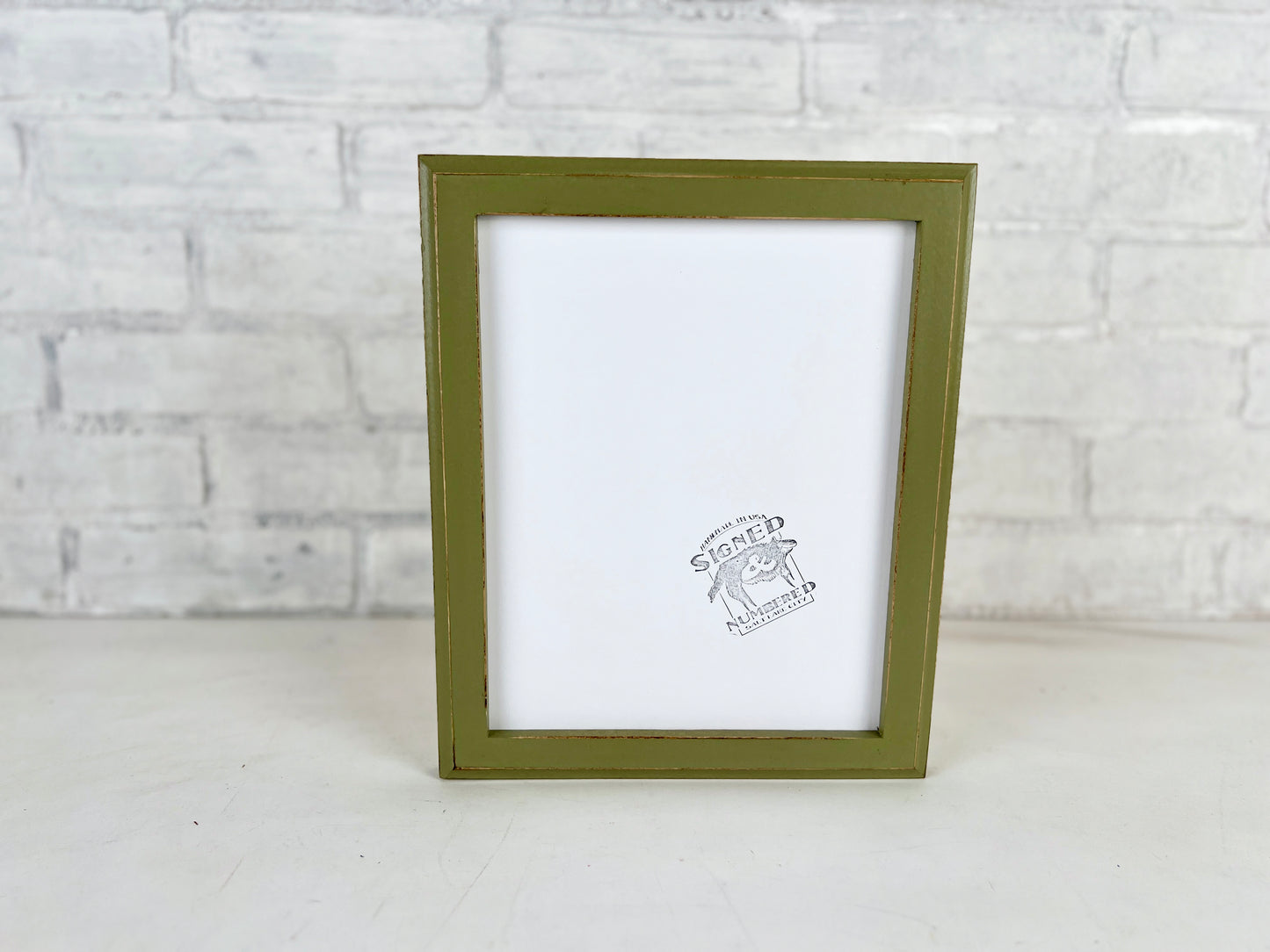 1x1 Outside Cove Vintage Old Green Picture Frame - Choose Your Size - Ships Right Away - FREE SHIPPING