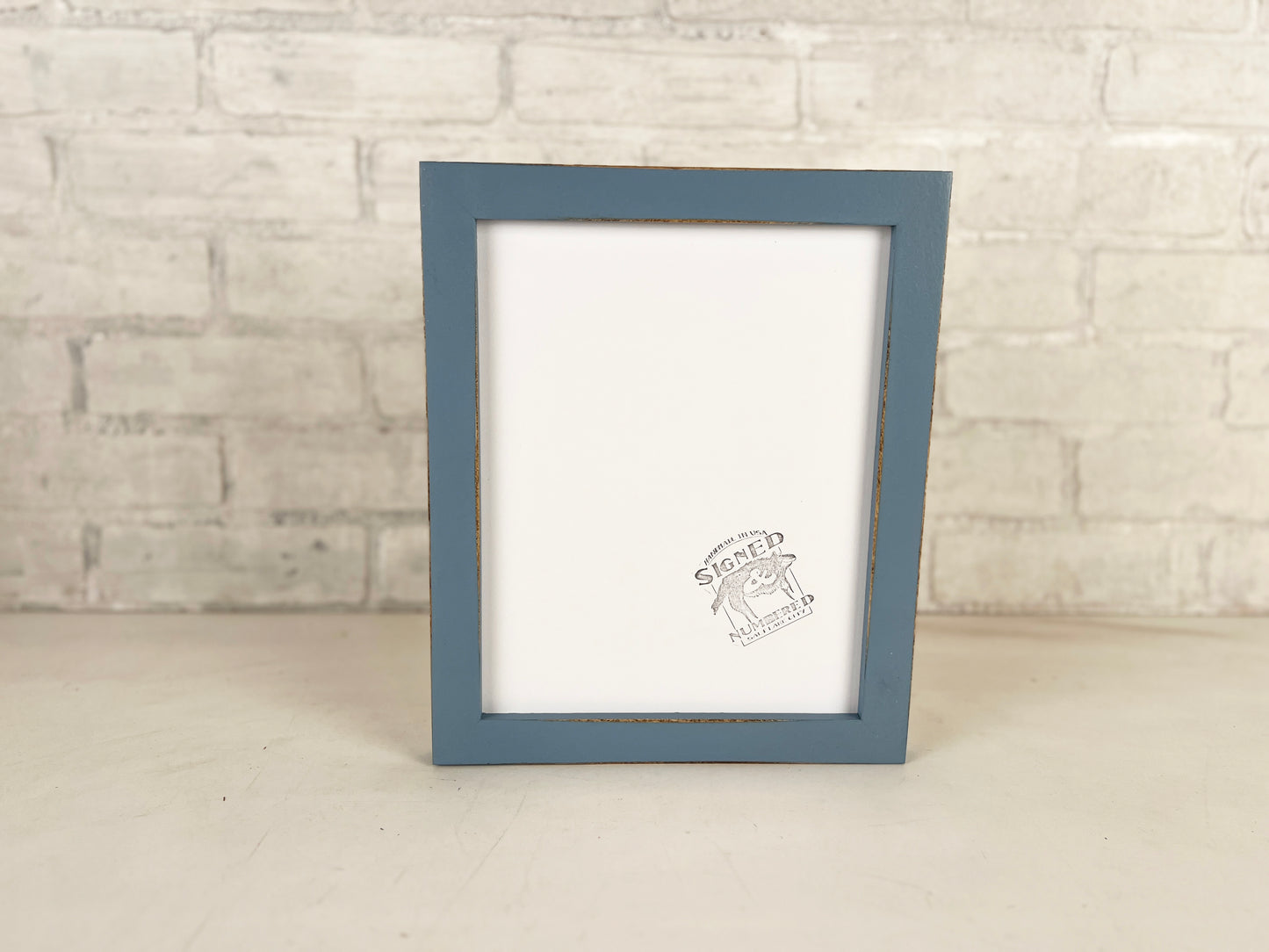 1x1 Vintage Smokey Blue Picture Frame - Choose Your Size - Ships Right Away - FREE SHIPPING