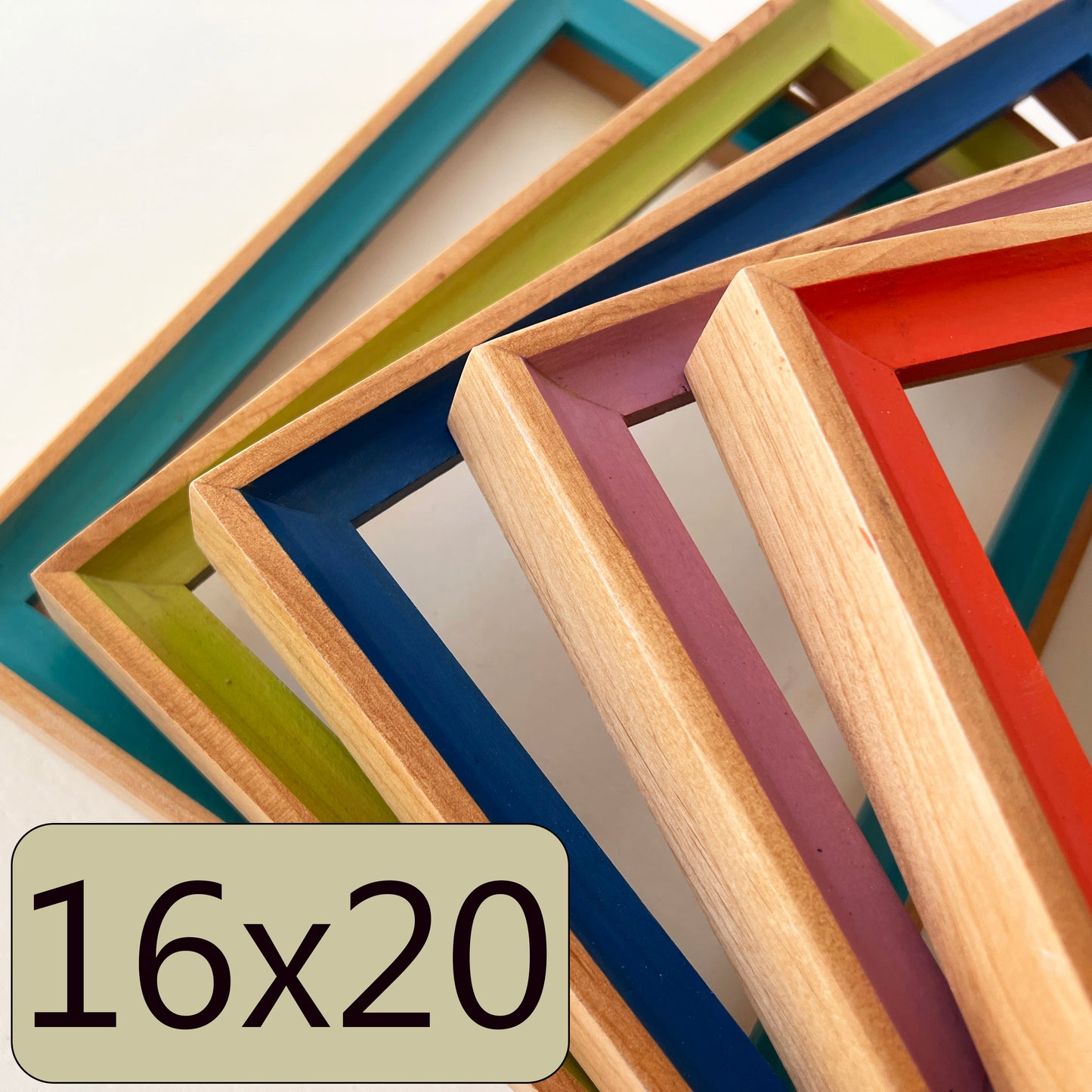 16x20" frame in Foxy Minus style - Choose your color - FREE SHIPPING