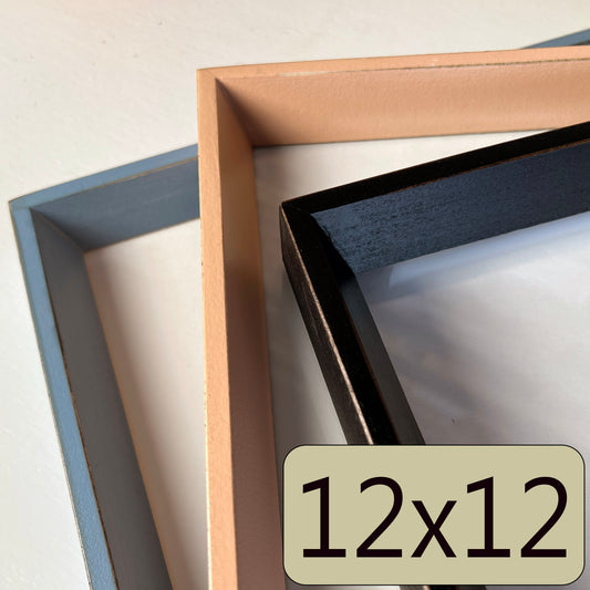 12x12" frame in Park Slope style - Choose your color - FREE SHIPPING