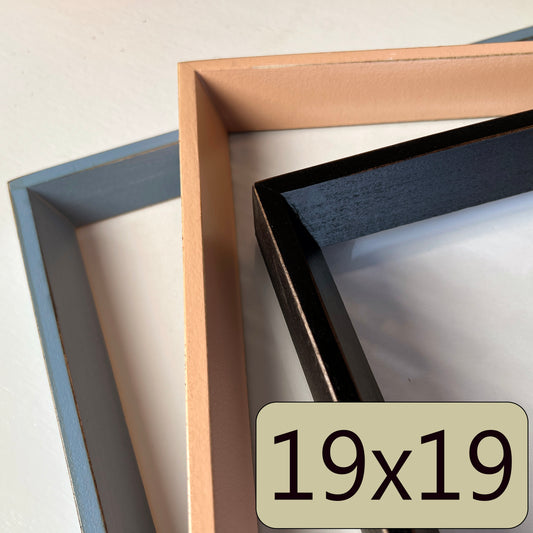 19x19" frame in Park Slope style - Choose your color - FREE SHIPPING