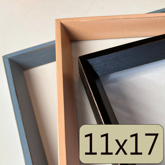 11x17" frame in Park Slope style - Choose your color - FREE SHIPPING