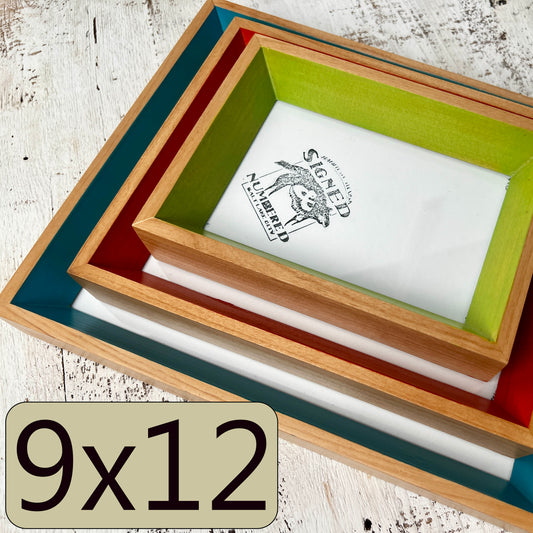 9x12" frame in Park Slope Minus style - Choose your color - FREE SHIPPING