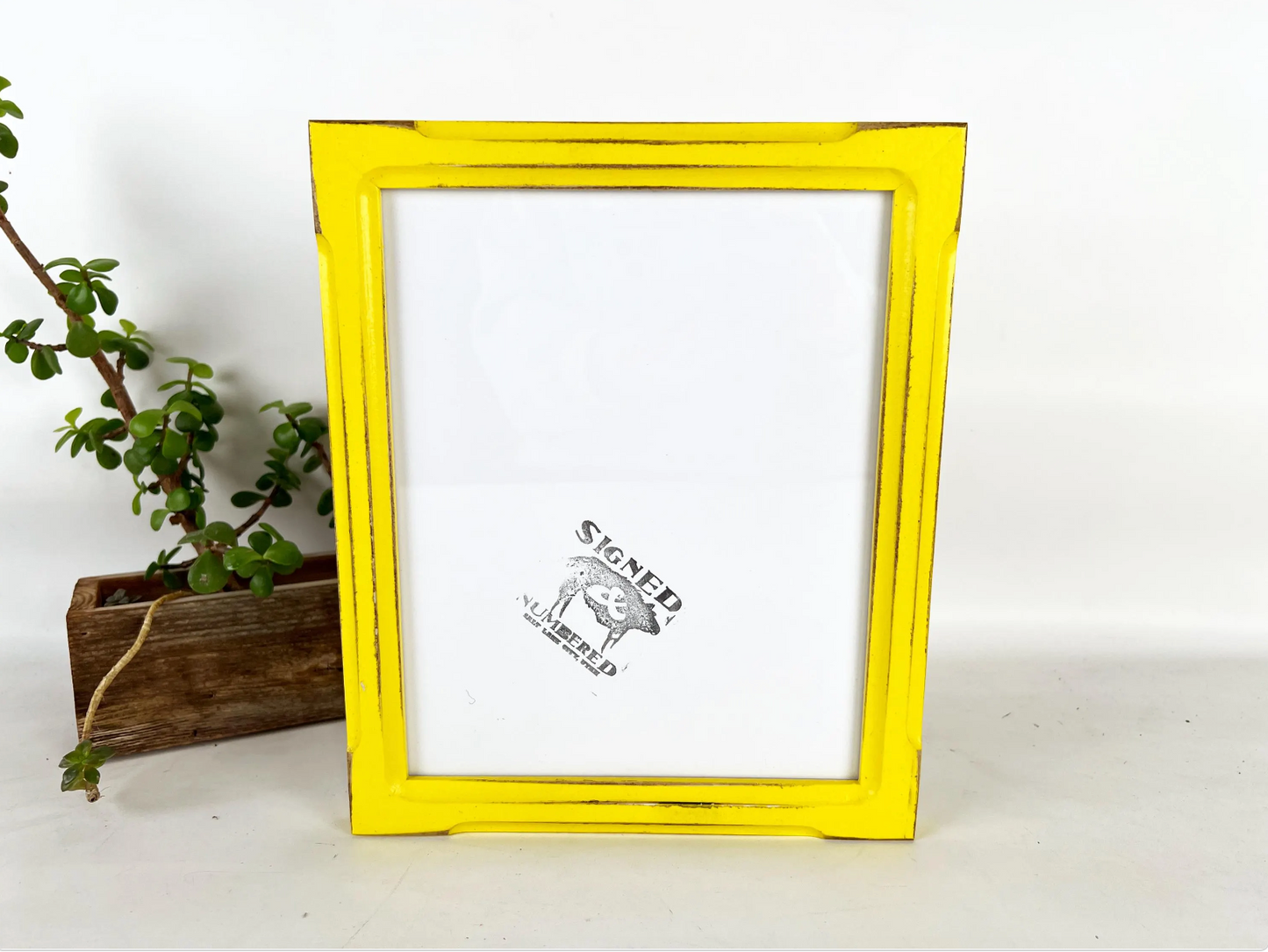 8x10" frame in 1x1 Shallow Bones style - Choose your color - FREE SHIPPING