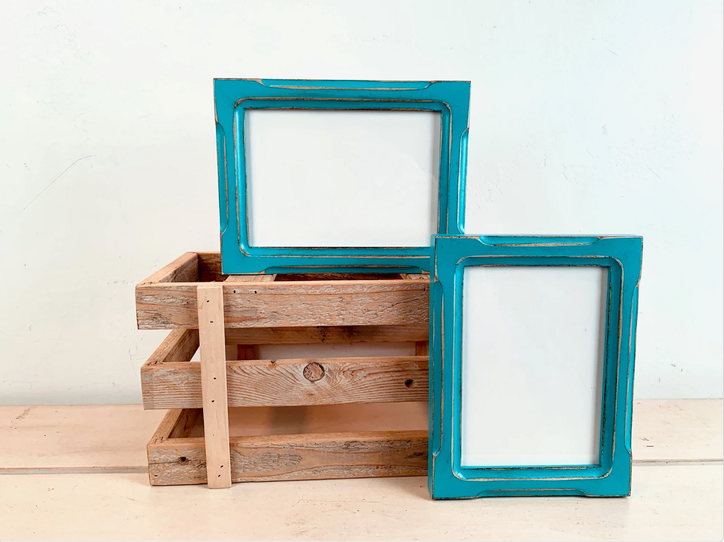 5x7" frame in 1x1 Shallow Bones style - Choose your color - FREE SHIPPING