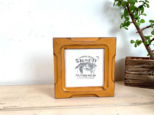 4x4" frame in 1x1 Shallow Bones style - Choose your color - FREE SHIPPING