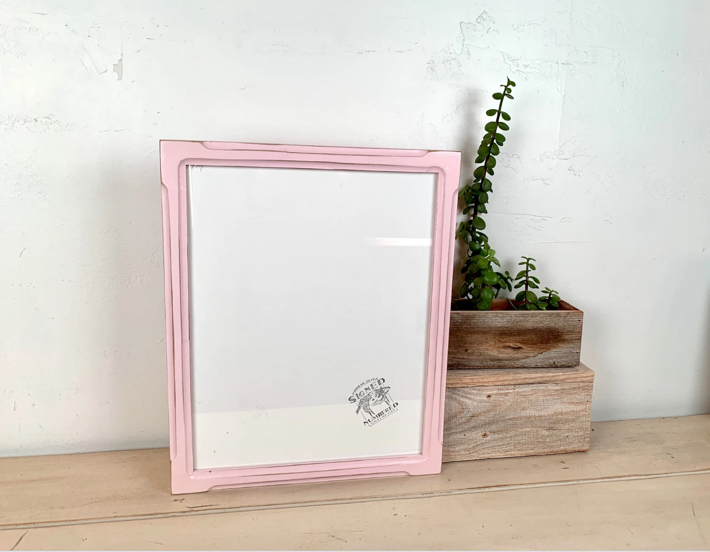 11x14" frame in 1x1 Shallow Bones style - Choose your color - FREE SHIPPING