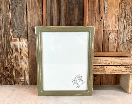 8.5x11" frame in 1x1 Shallow Bones style - Choose your color - FREE SHIPPING