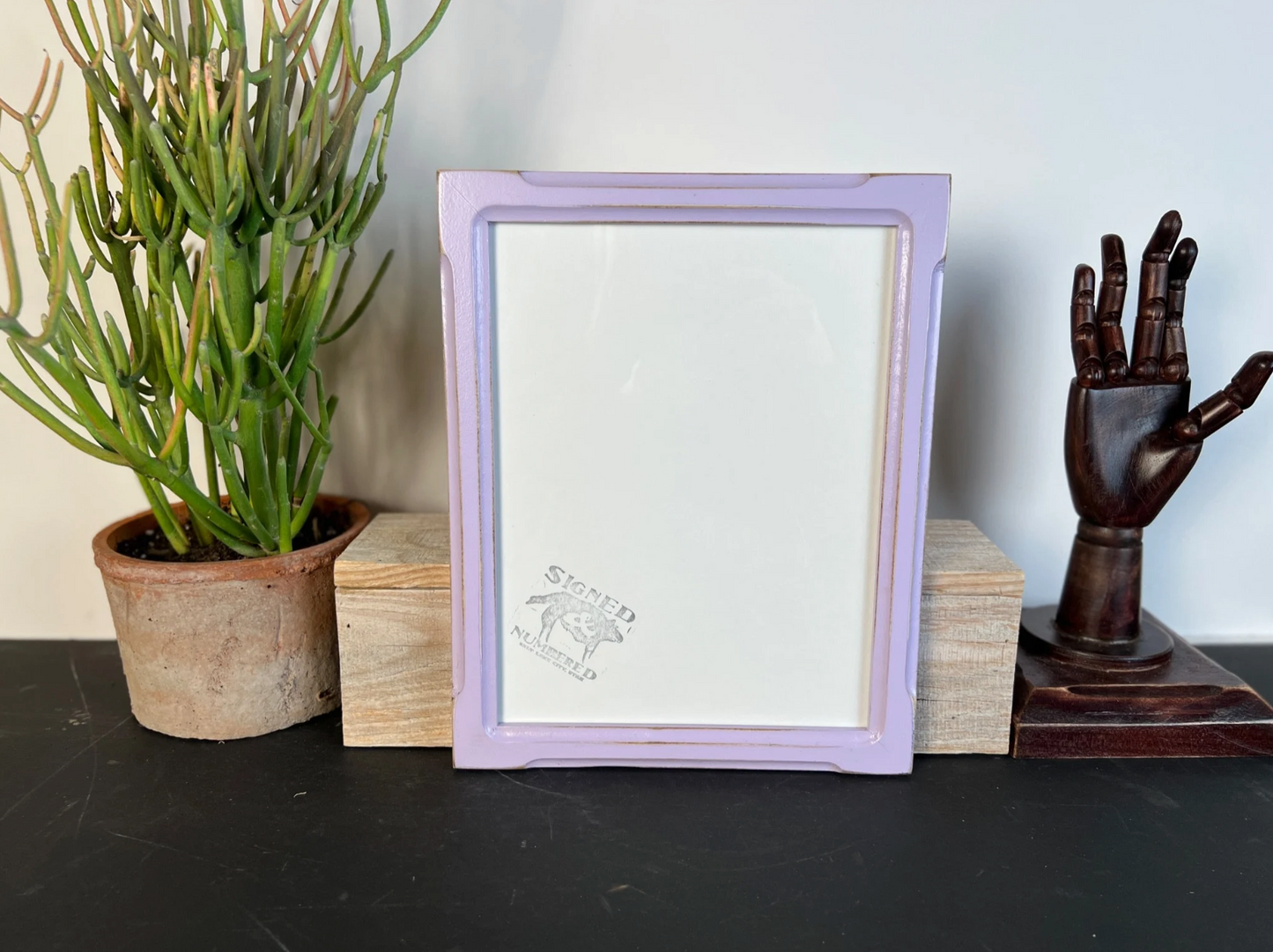 8.5x11" frame in 1x1 Shallow Bones style - Choose your color - FREE SHIPPING