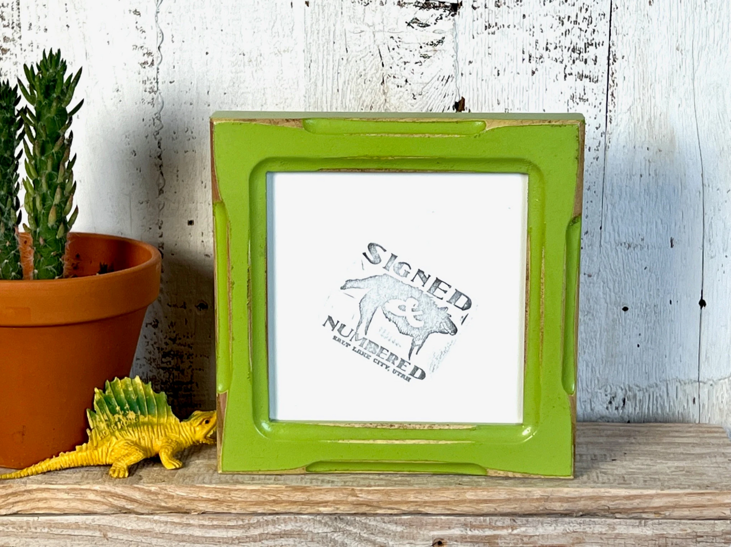 5x5" frame in 1x1 Shallow Bones style - Choose your color - FREE SHIPPING