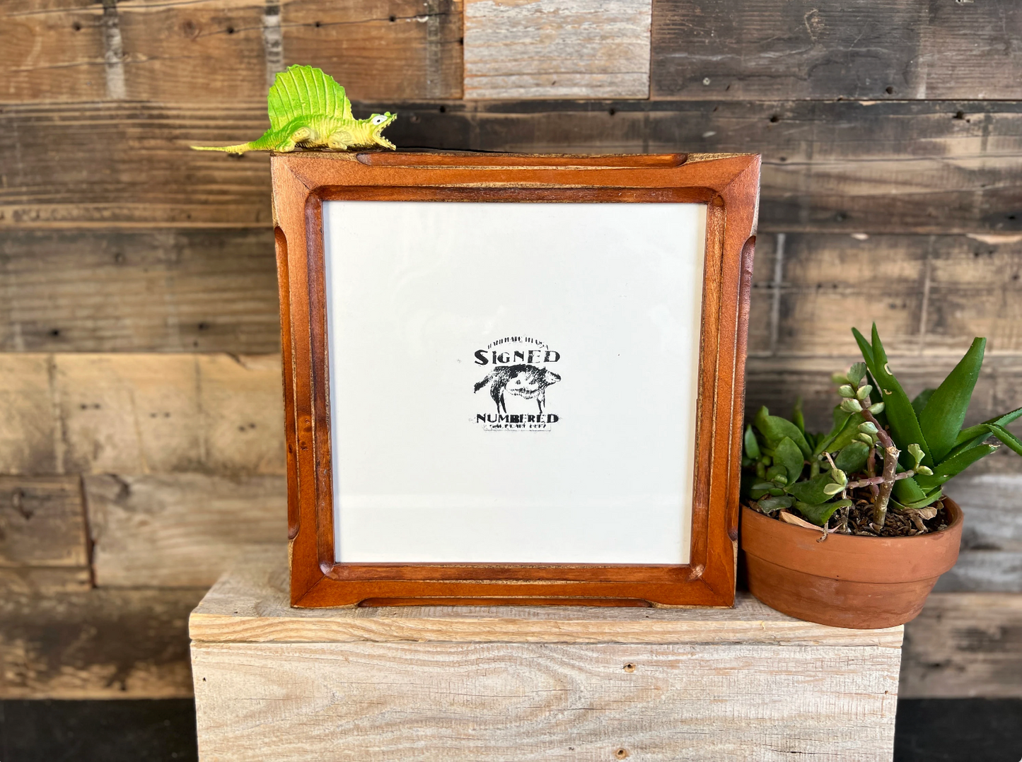 8x8" frame in 1x1 Shallow Bones style - Choose your color - FREE SHIPPING