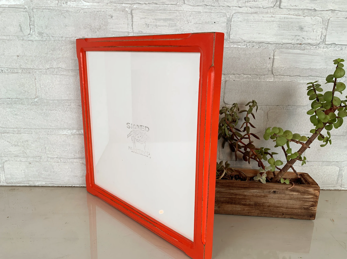 12x12" frame in 1x1 Shallow Bones style - Choose your color - FREE SHIPPING