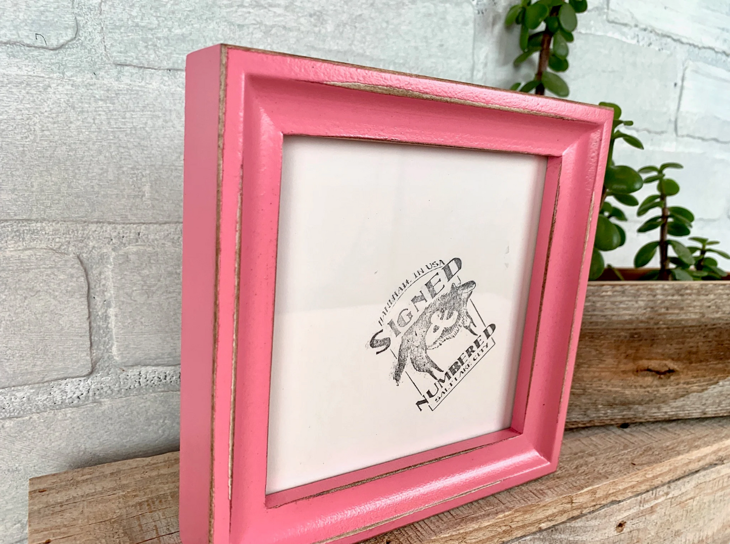 5x5" frame in Foxy Cove style - Choose your color - FREE SHIPPING