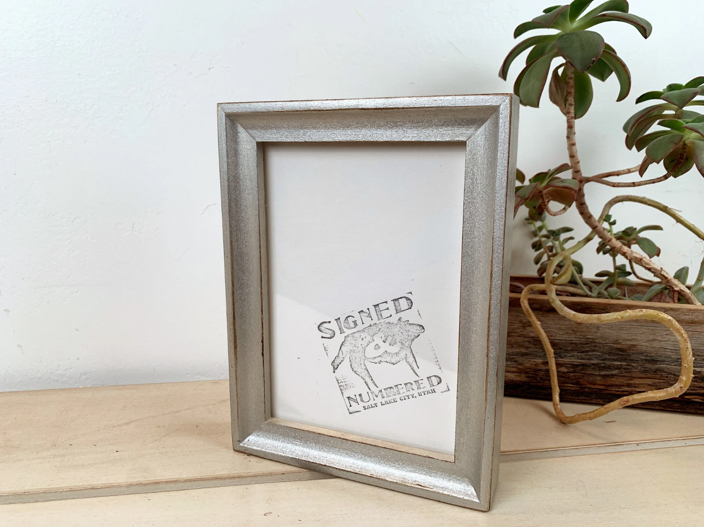 5x7" frame in Foxy Cove style - Choose your color - FREE SHIPPING