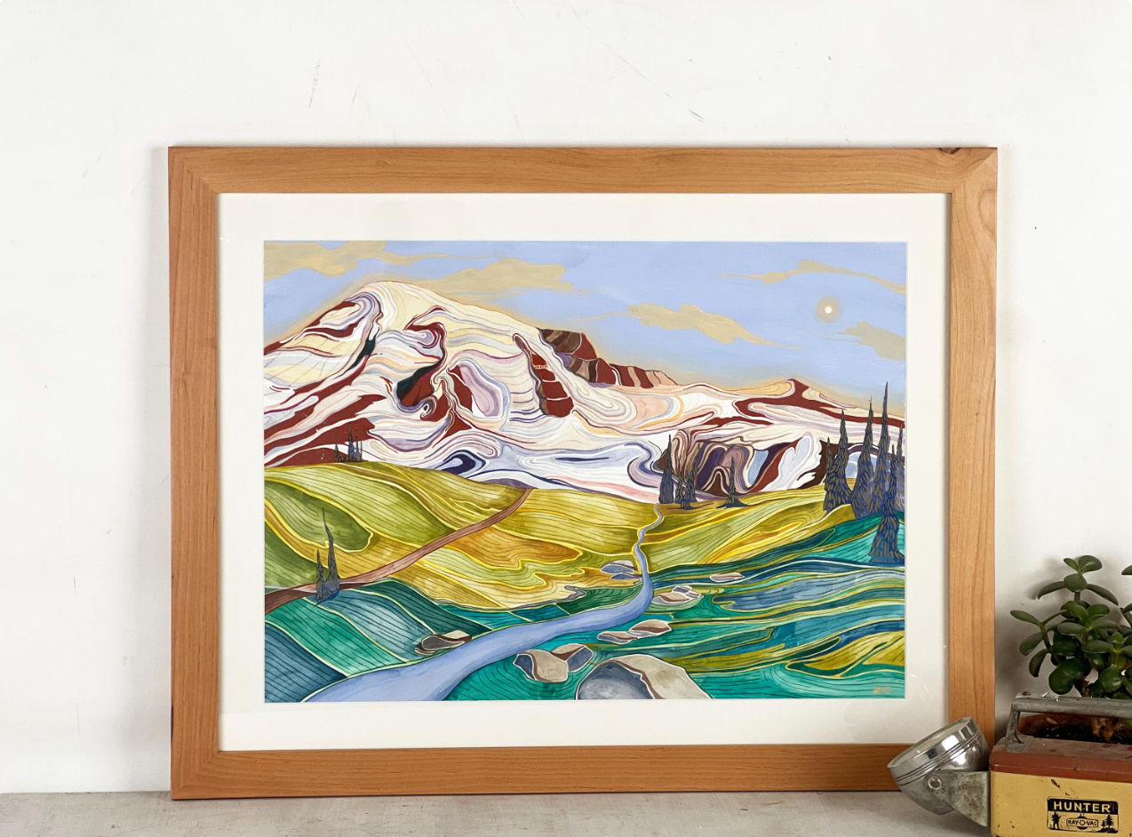 1.5" Natural Alder Picture Frame - Choose Your Size - Ships Right Away - FREE SHIPPING