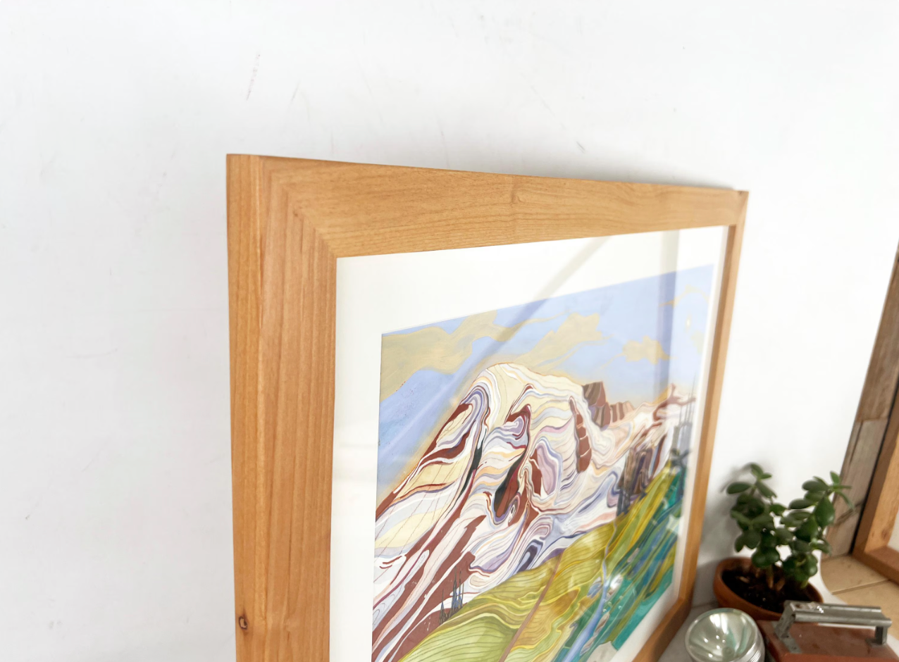 1.5" Natural Alder Picture Frame - Choose Your Size - Ships Right Away - FREE SHIPPING