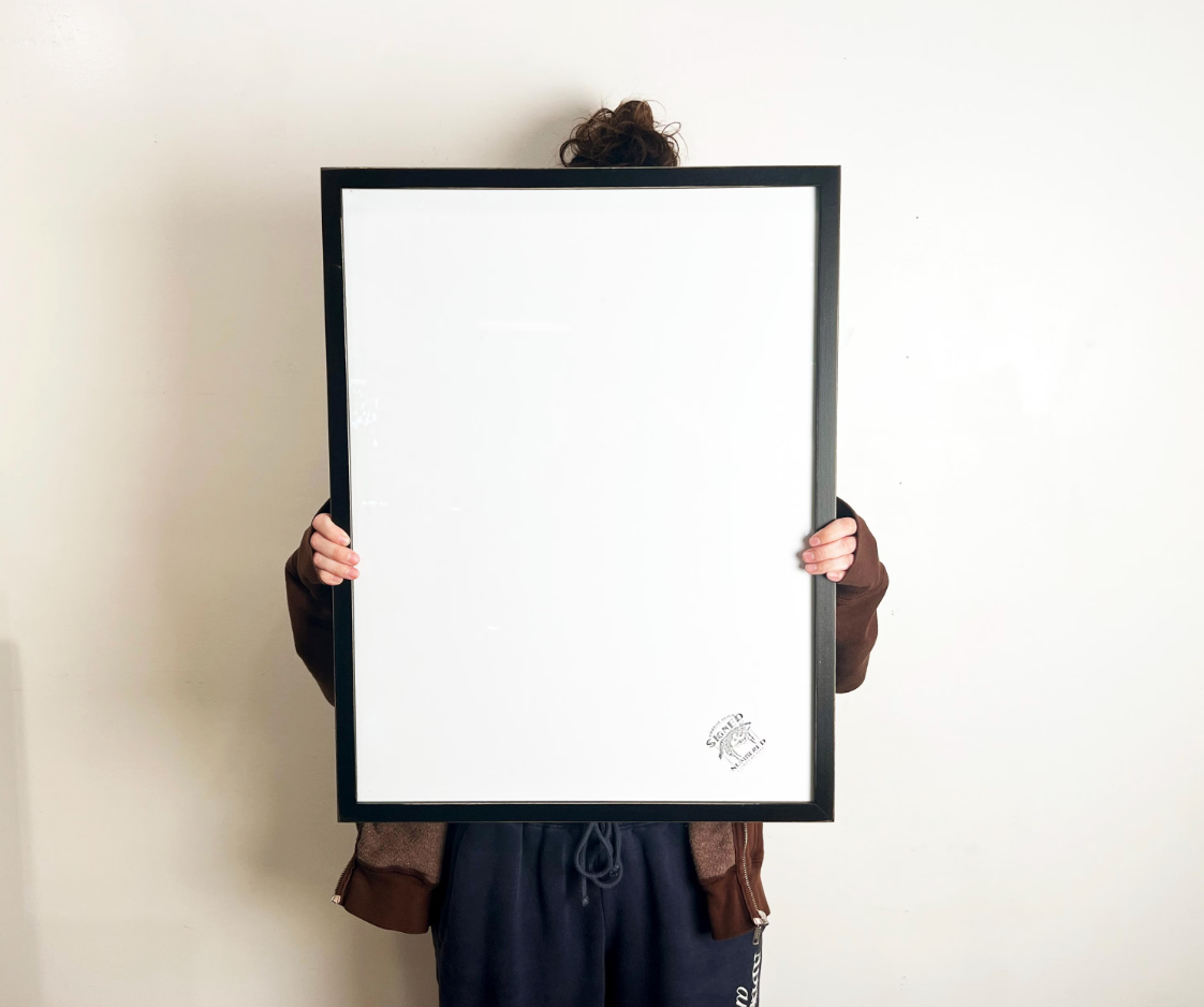 Large Poster Frame - Deep Flat style in Vintage Black - Choose Your Size - Ships Right Away - FREE SHIPPING