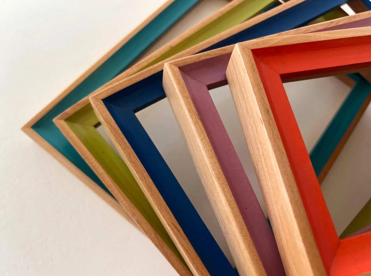 8x16" frame in Foxy Minus style - Choose your color - FREE SHIPPING