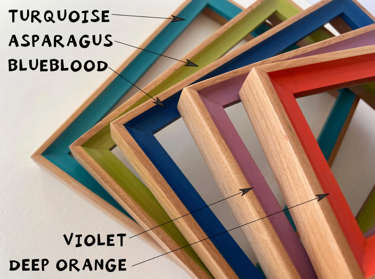 8x16" frame in Foxy Minus style - Choose your color - FREE SHIPPING