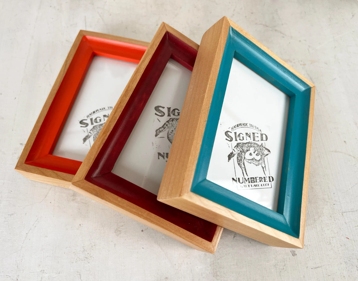 Foxy Minus Style Picture Frame - Choose your size & color - Ships Right Away