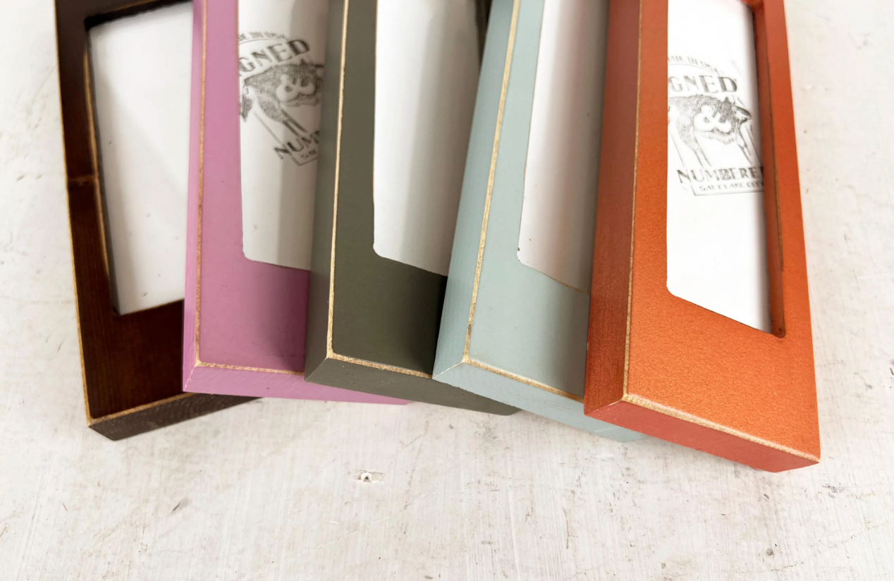 2x6" frame in Pine Photo Booth style - Choose your color - Ships Right Away FREE SHIPPING