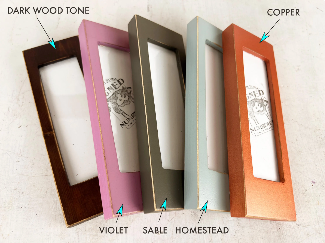 2x6" frame in Pine Photo Booth style - Choose your color - Ships Right Away FREE SHIPPING