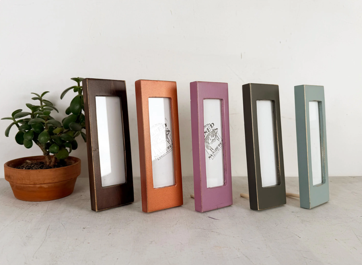 2x6" frame in Pine Photo Booth style - Choose your color - Ships Right Away FREE SHIPPING