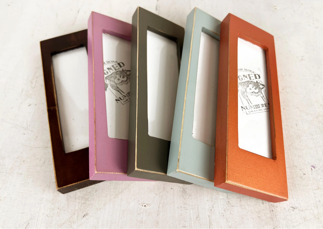 2x6" frame in Pine Photo Booth style - Choose your color - Ships Right Away FREE SHIPPING