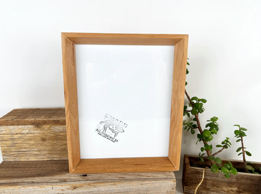 Solid Alder Picture Frame in Park Slope Hardwood Molding- Choose Your Size - Ships Right Away!