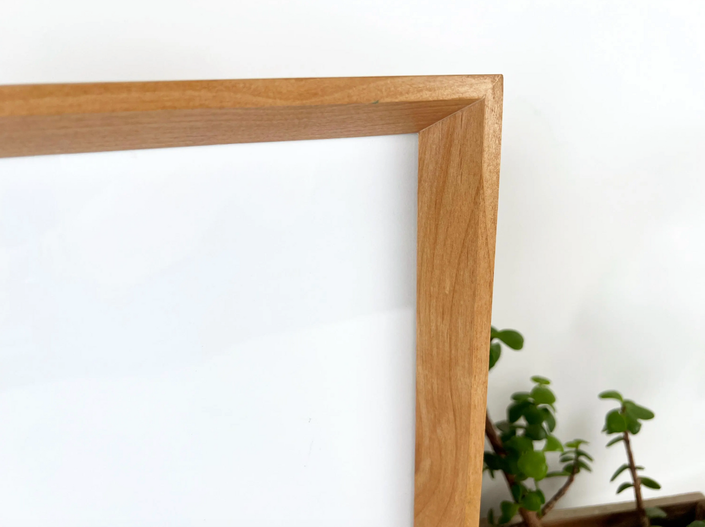 Solid Alder Picture Frame in Park Slope Hardwood Molding- Choose Your Size - Ships Right Away!