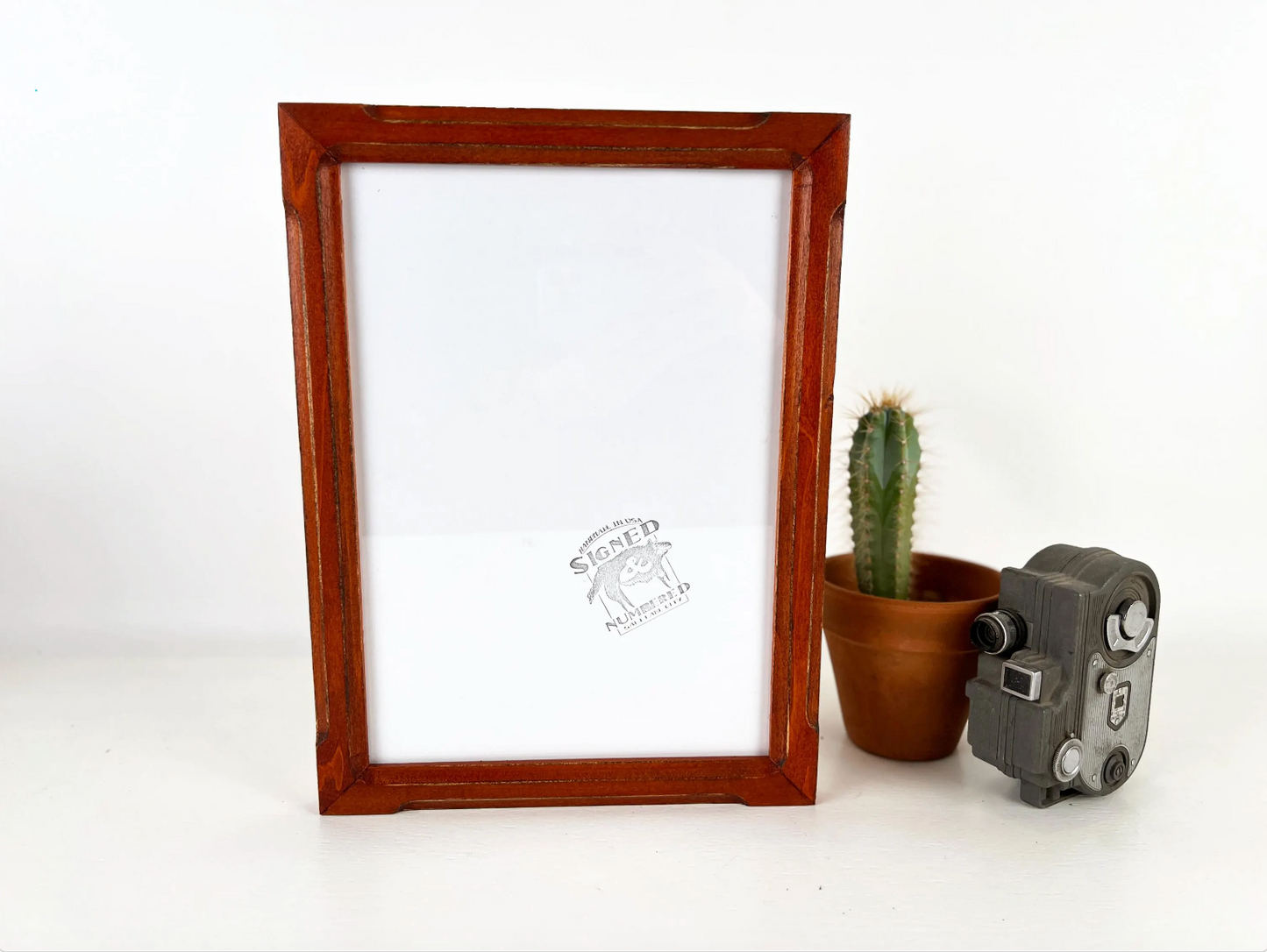 A4 8.3x11.7" frame in 1x1 Shallow Bones style - Choose your color - FREE SHIPPING