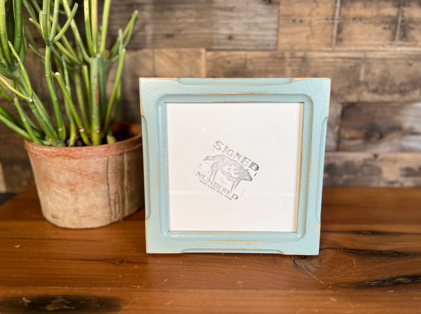 6x6" frame in 1x1 Shallow Bones style - Choose your color - FREE SHIPPING