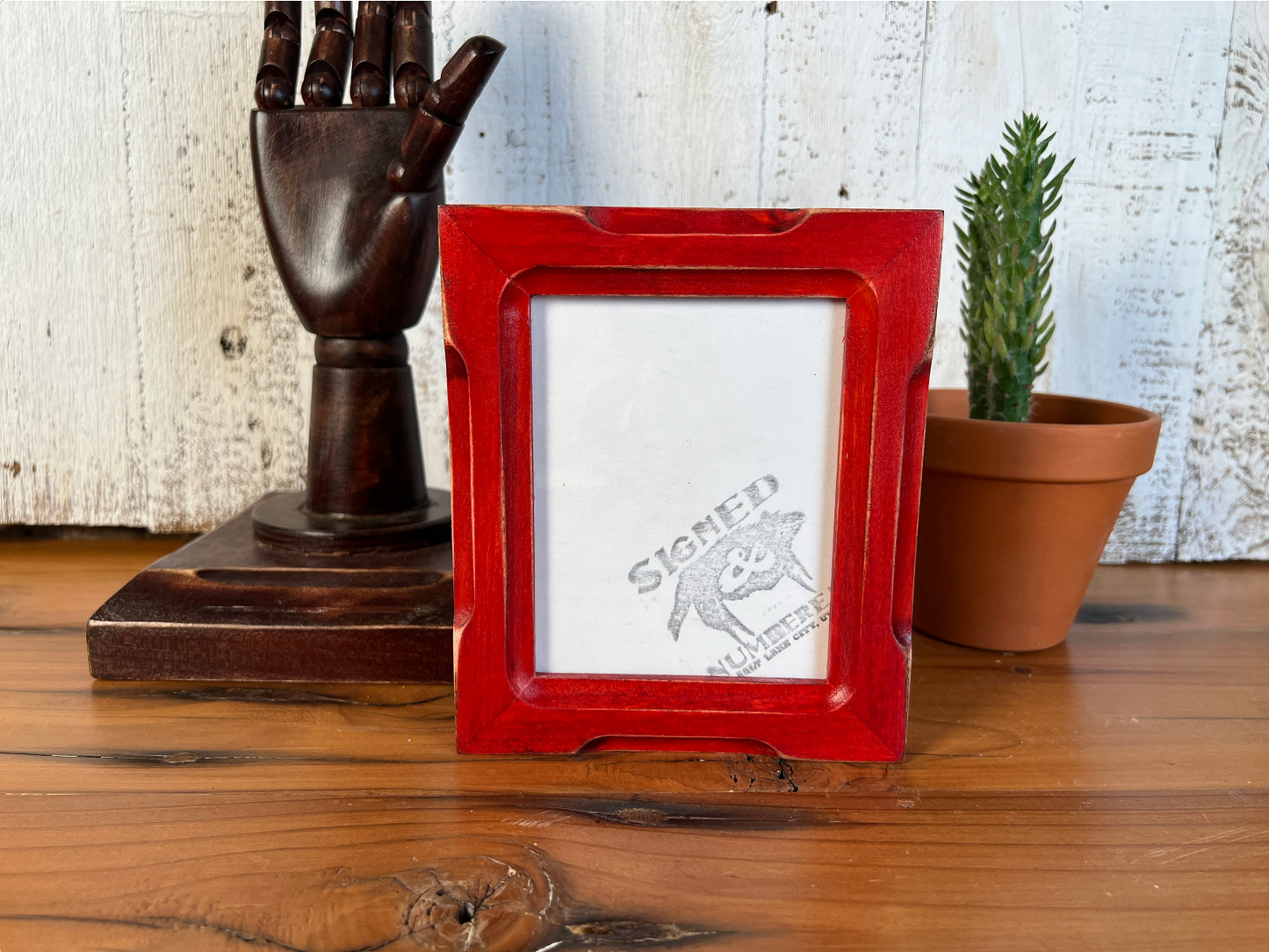 4x5" frame in 1x1 Shallow Bones style - Choose your color - FREE SHIPPING