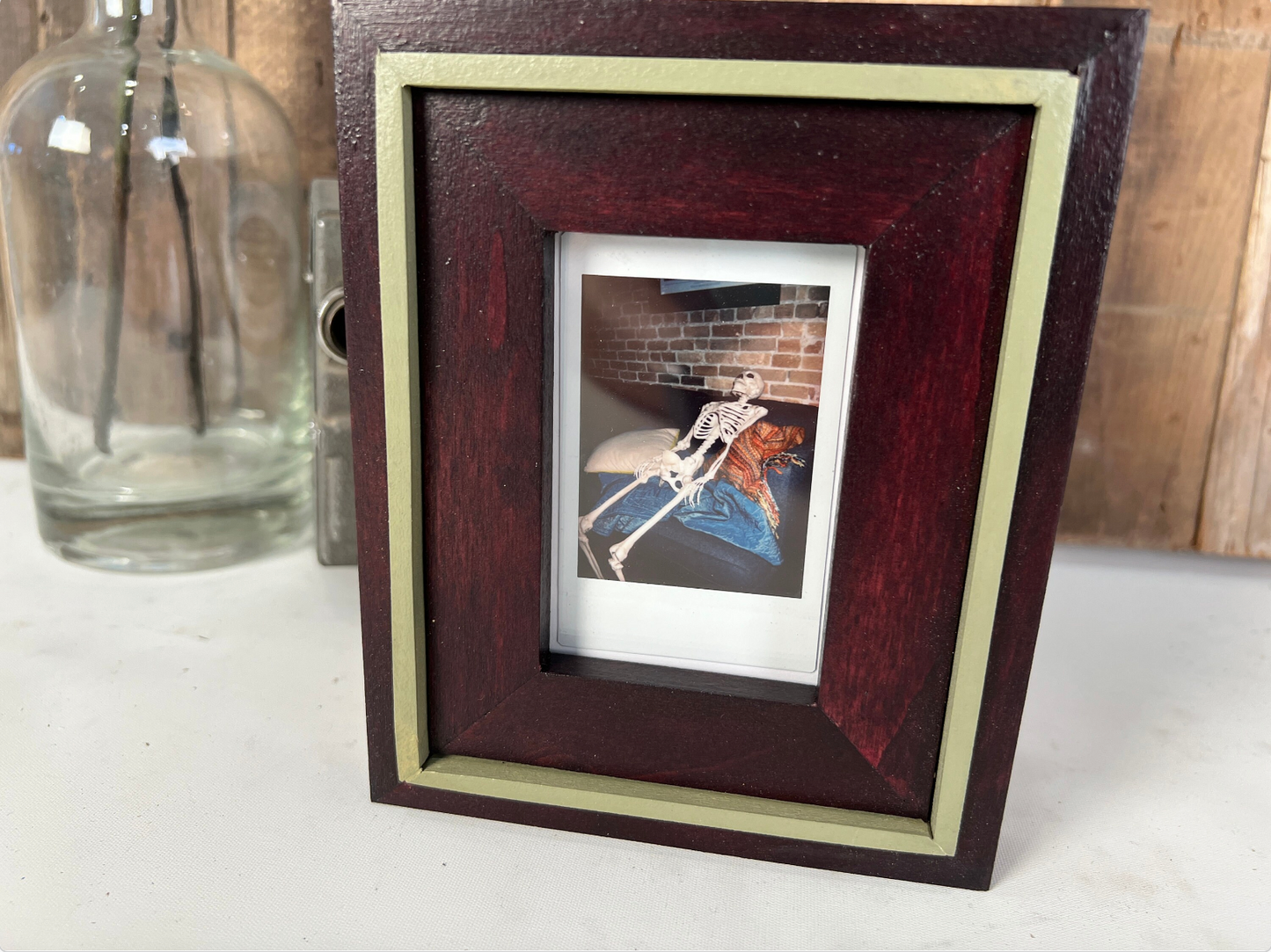 5x5" frame in 1.5 Wedge Wood style - Choose your color - FREE SHIPPING