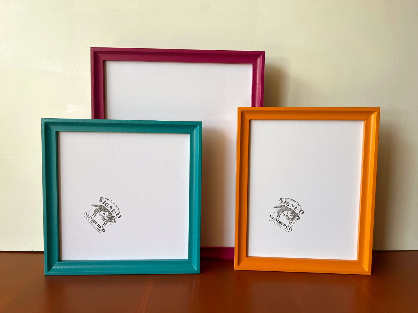 3x7" frame in Foxy Cove style - Choose your color - FREE SHIPPING