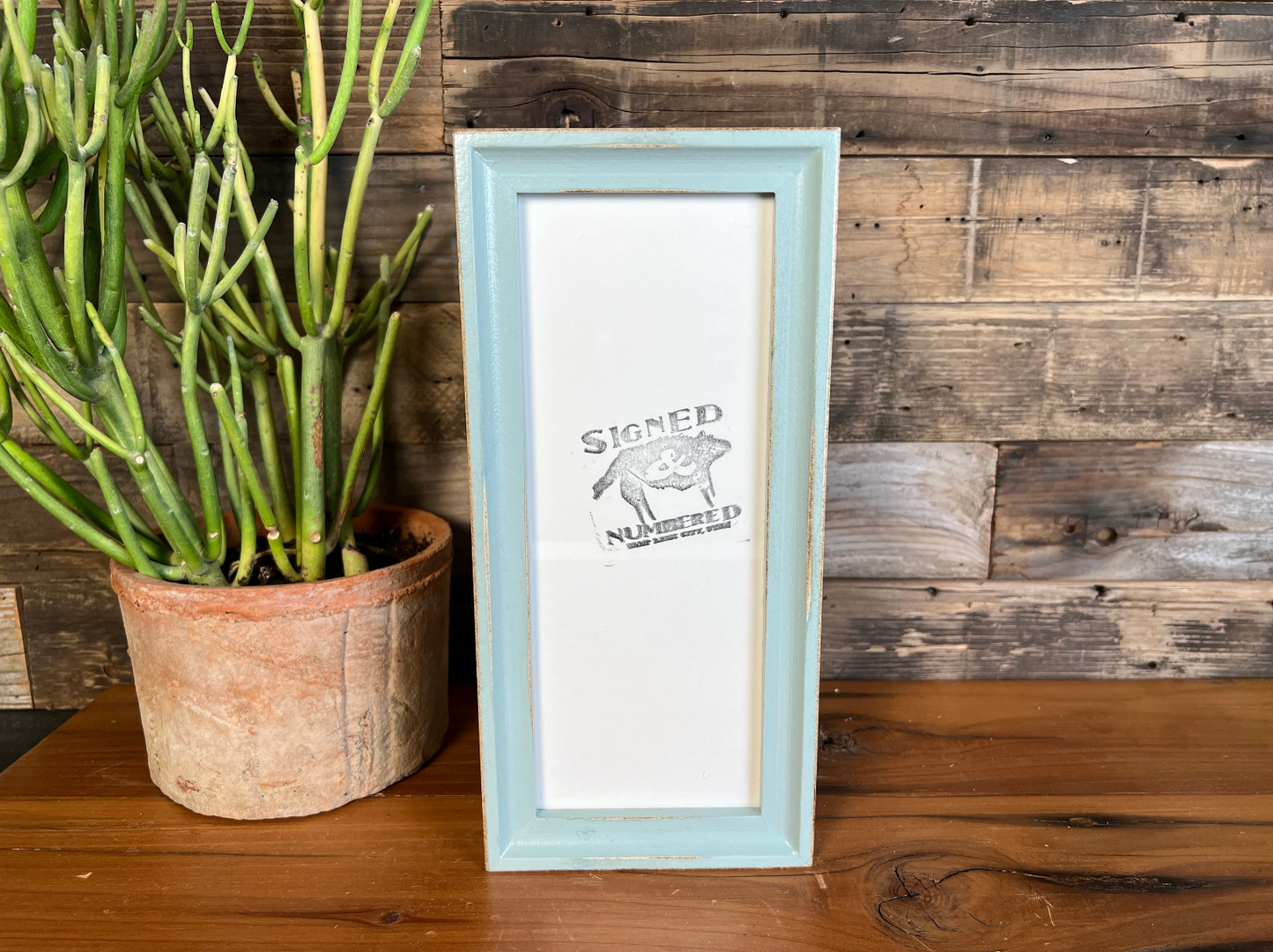 4x10" frame in Foxy Cove style - Choose your color - FREE SHIPPING