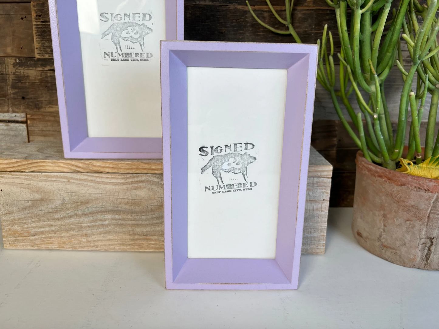 4x8" frame in Park Slope style - Choose your color - FREE SHIPPING