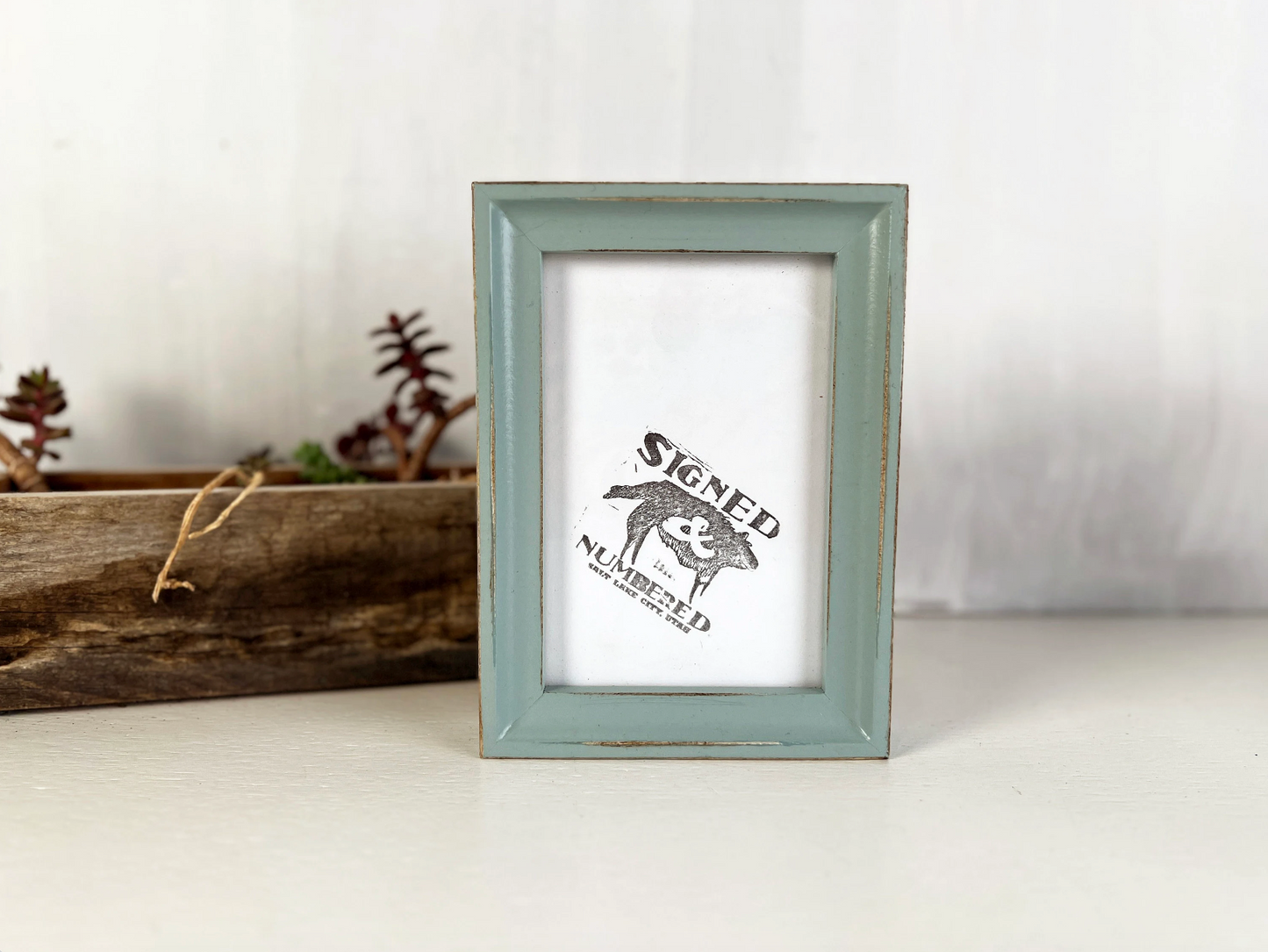 4x6" frame in Foxy Cove style - Choose your color - FREE SHIPPING