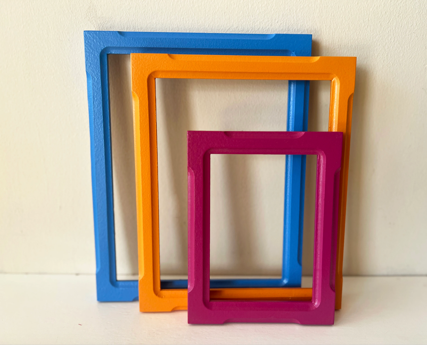 6x6" frame in 1x1 Shallow Bones style - Choose your color - FREE SHIPPING